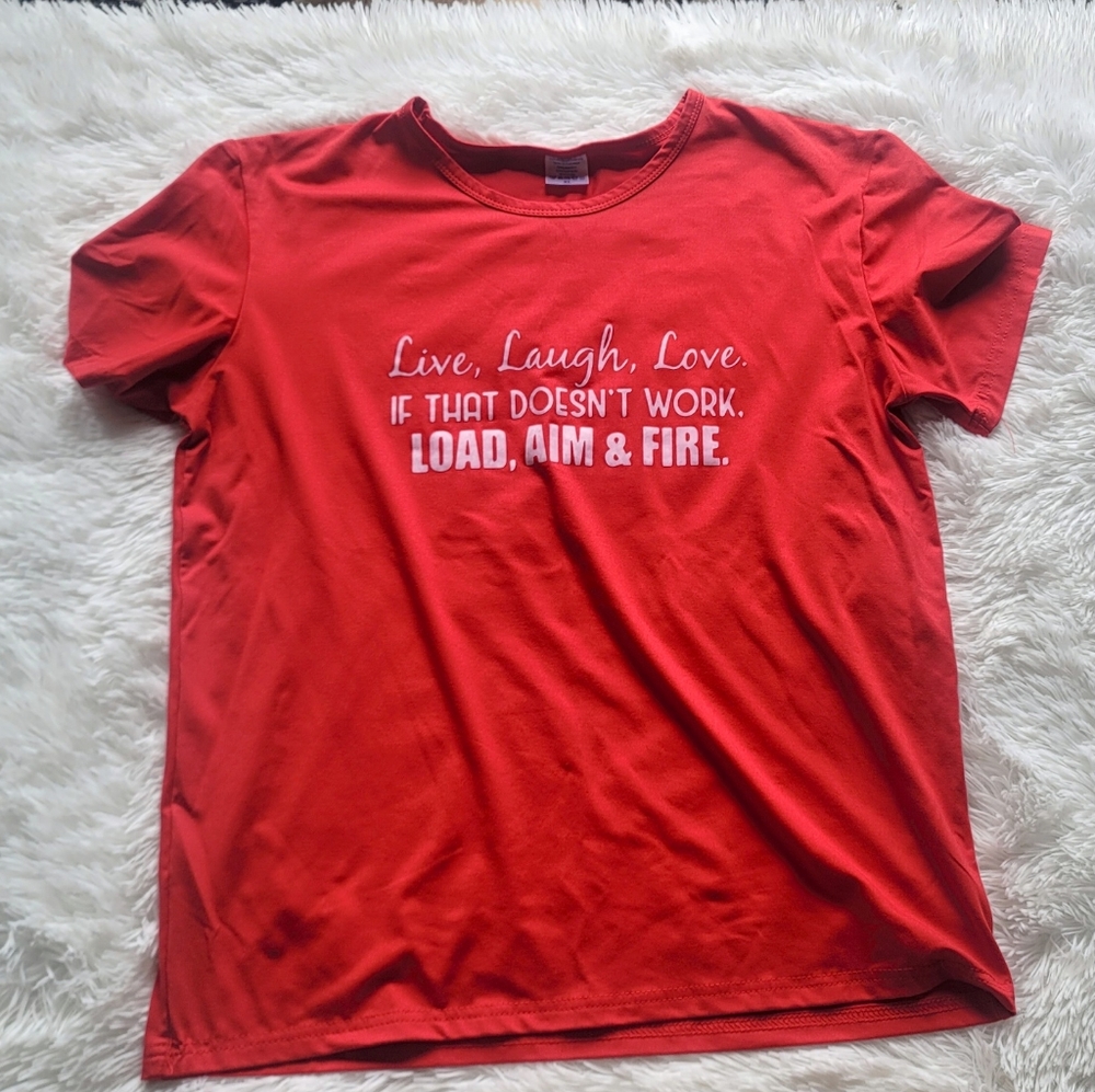 Load aim fire tee